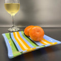 Citrus Breeze Fused Glass Plate