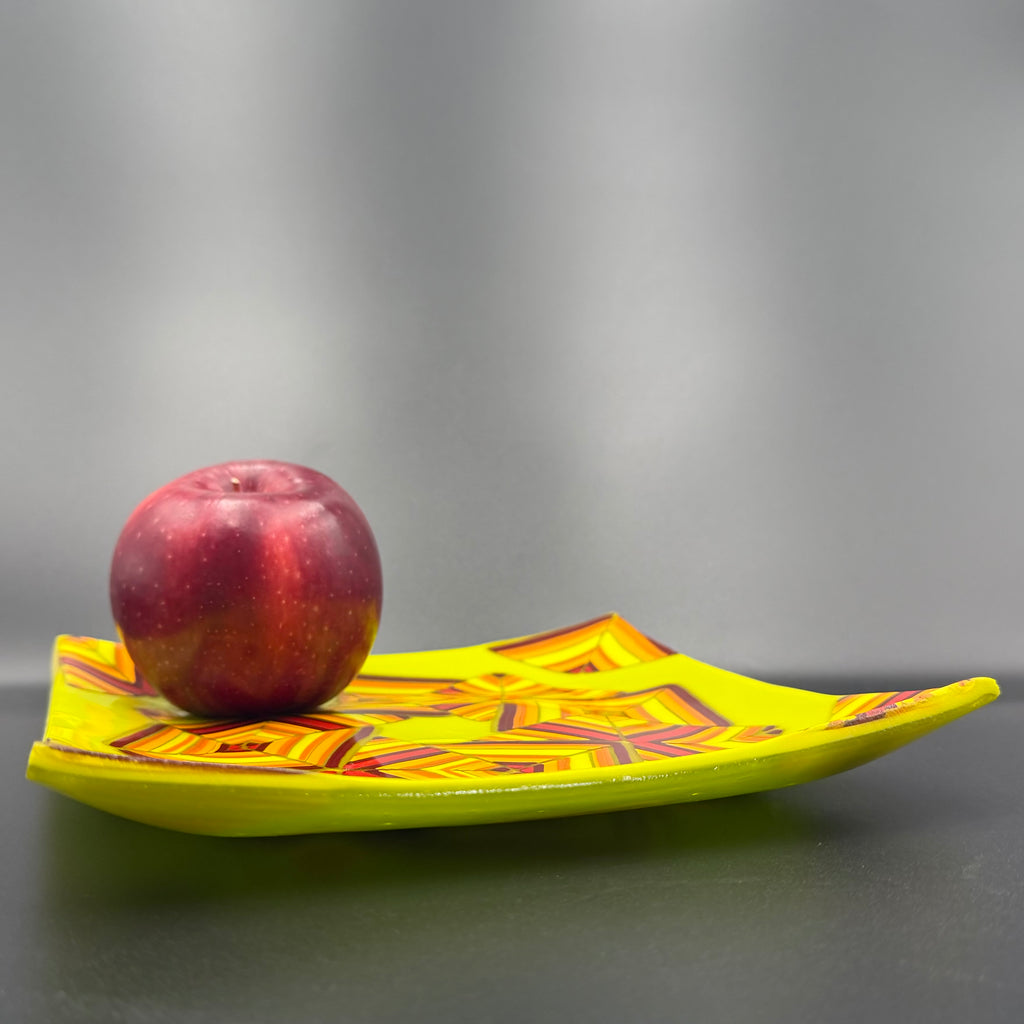 Retro Voltage Glass Plate