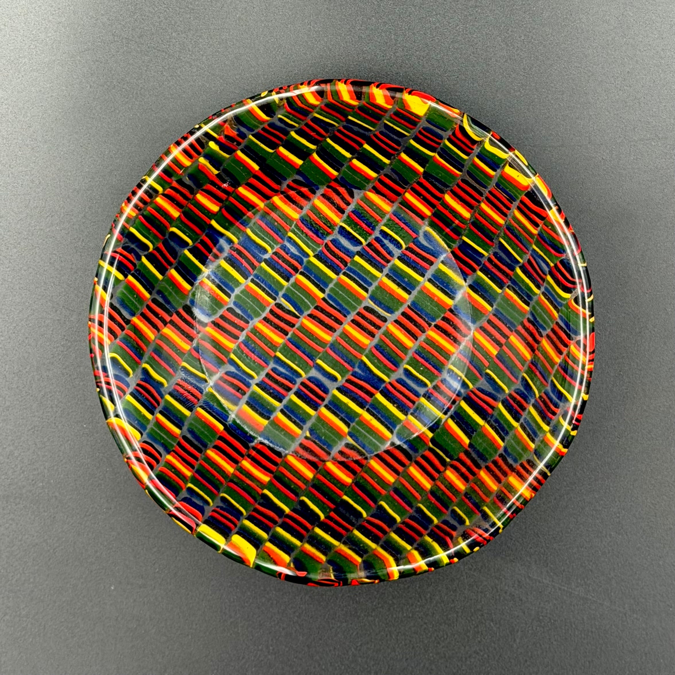 Festival Lines Glass Bowl